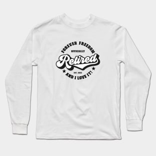 Retirement sports logo 2022 Long Sleeve T-Shirt